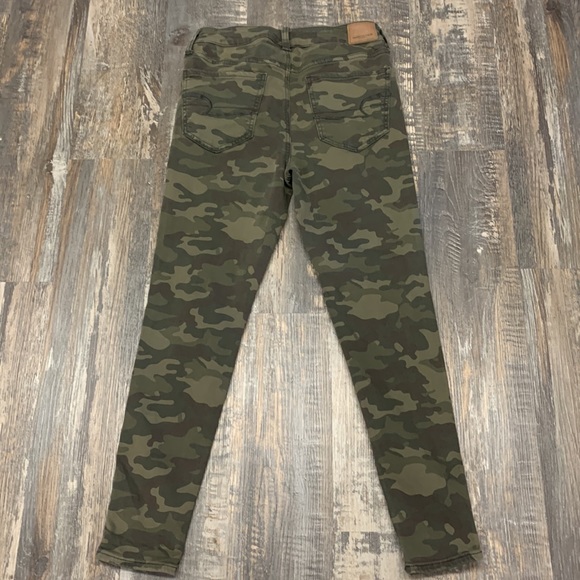 American Eagle  highrise jeggings army jeans - Picture 1 of 6